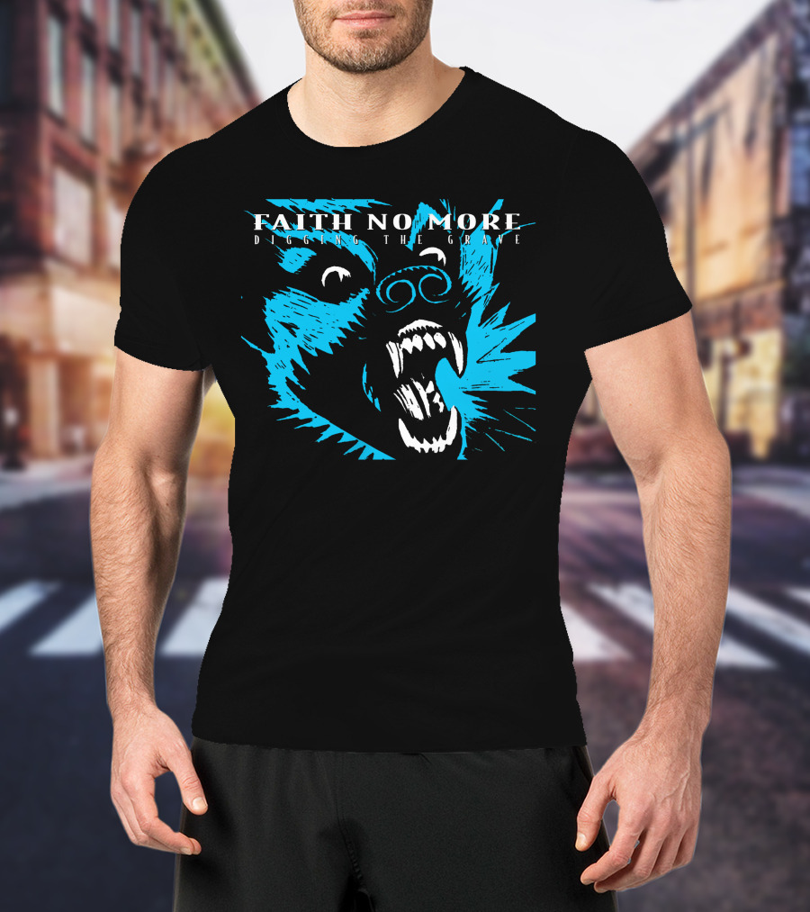 FAITH NO MORE Digging The Grave Blue T-Shirt