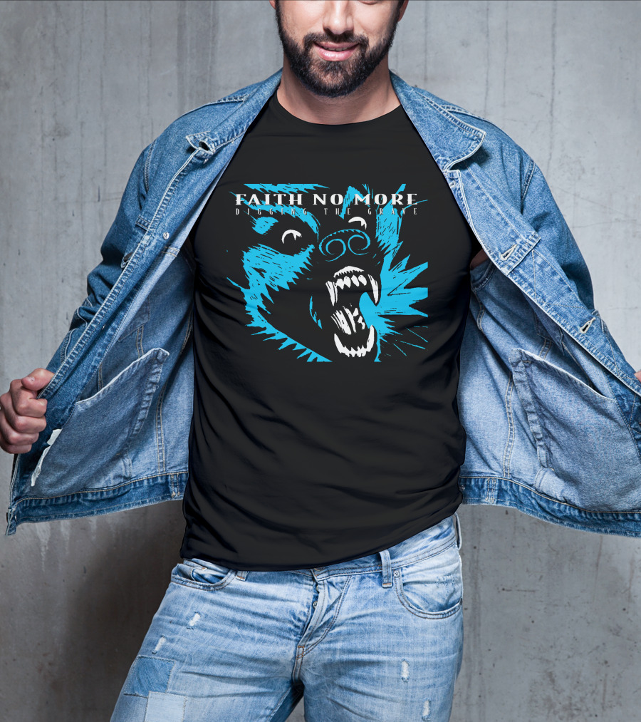 FAITH NO MORE Digging The Grave Blue T-Shirt