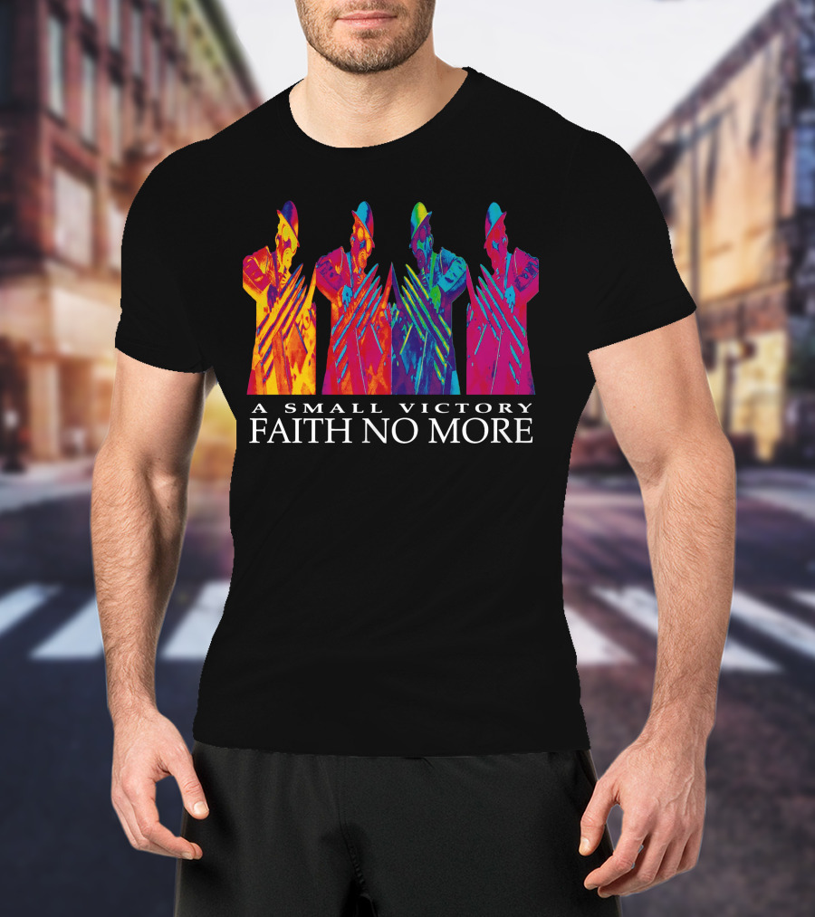 A Small Victory Faith No More Colorful Figures T-Shirt