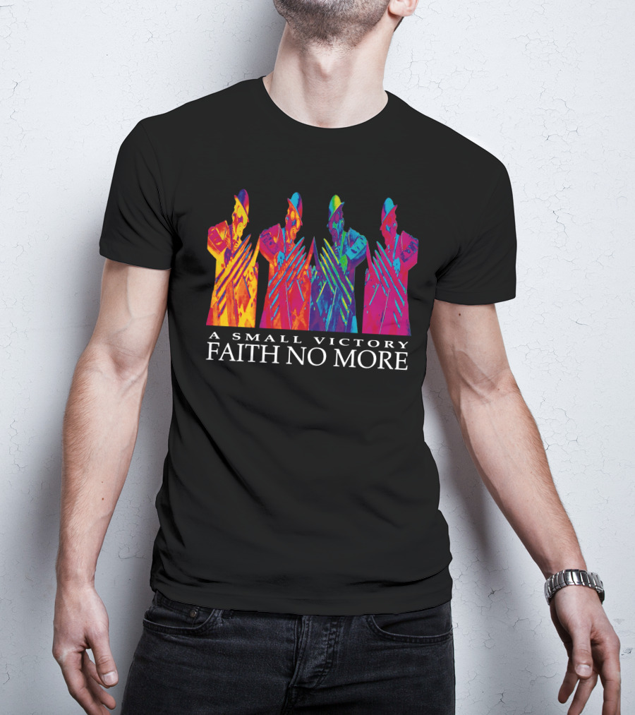 A Small Victory Faith No More Colorful Figures T-Shirt