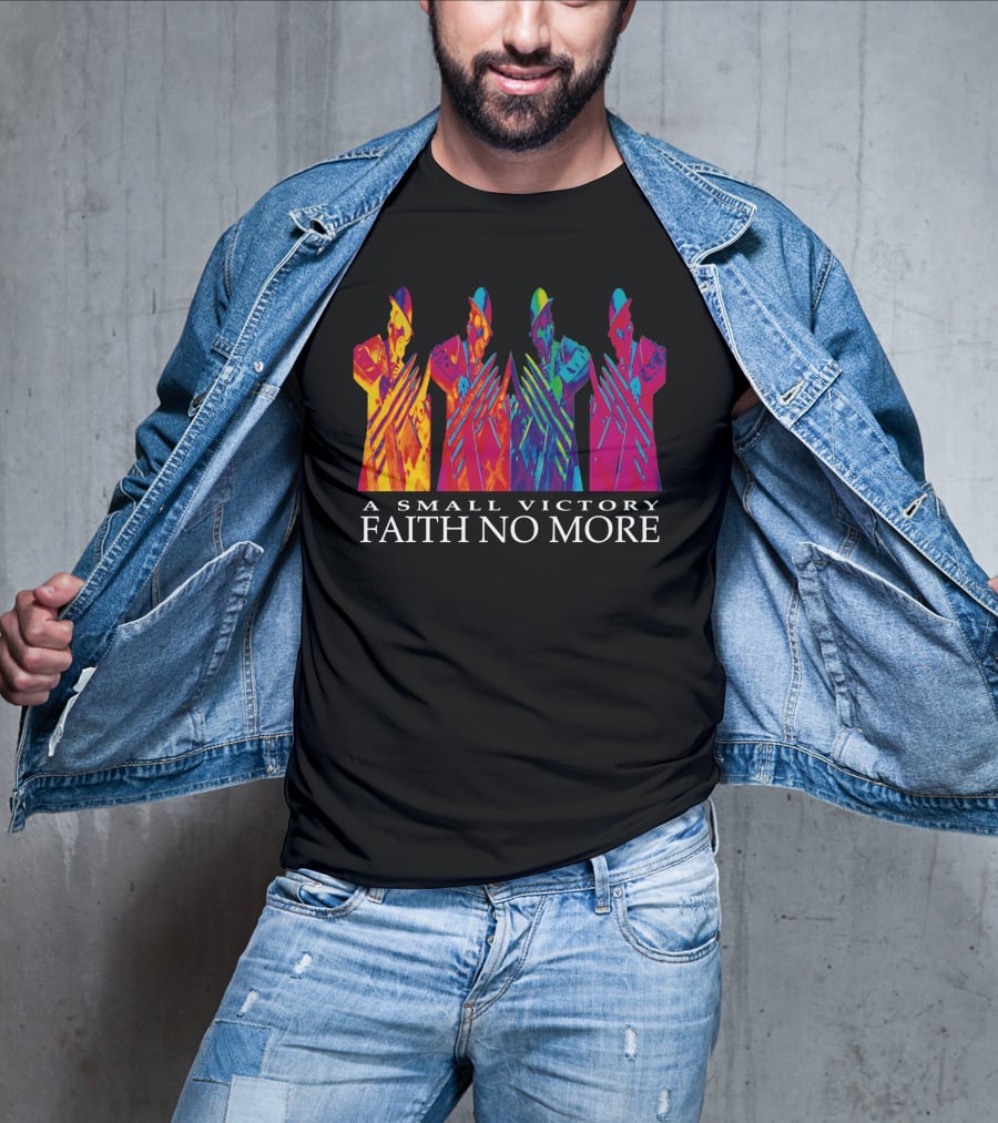 A Small Victory Faith No More Colorful Figures T-Shirt