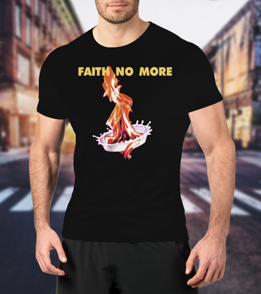 Faith No More Flaming Milk Splash T-Shirt