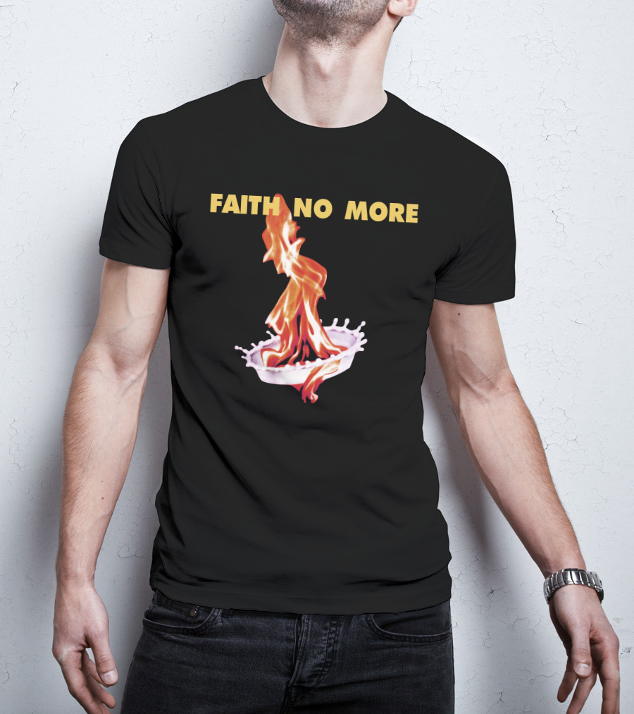 Faith No More Flaming Milk Splash T-Shirt