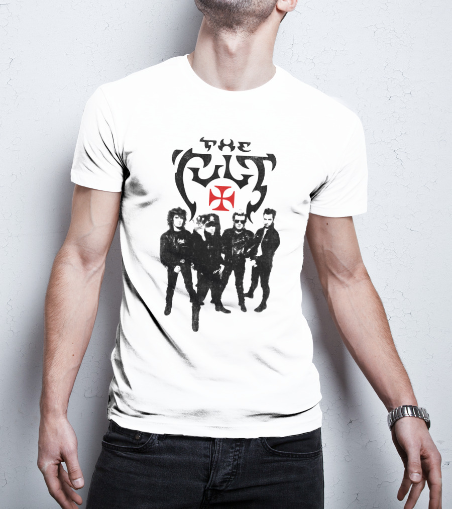 The Cult Band Cross Symbol T-Shirt