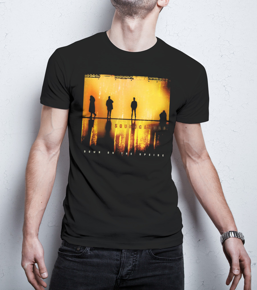 Soundgarden Down On The Upside Silhouettes Reflecting On Stage T-Shirt