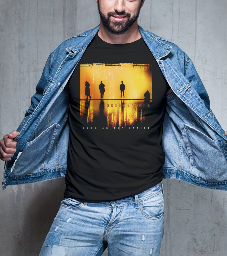 Soundgarden Down On The Upside Silhouettes Reflecting On Stage T-Shirt