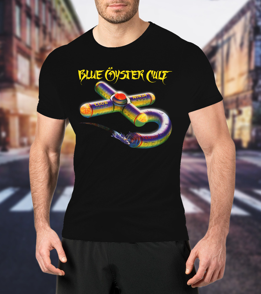 Blue Öyster Cult Club Ninja 1985 Album T-Shirt