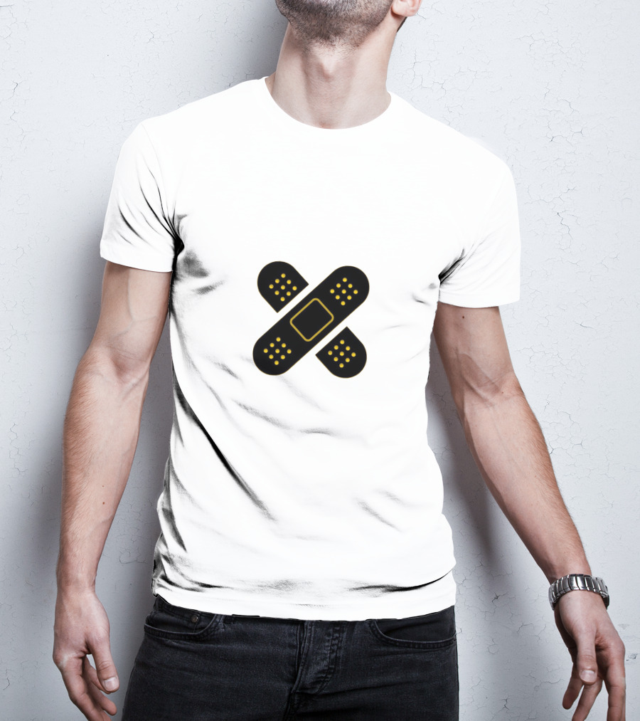 Mothica Bandaid Cross T-Shirt