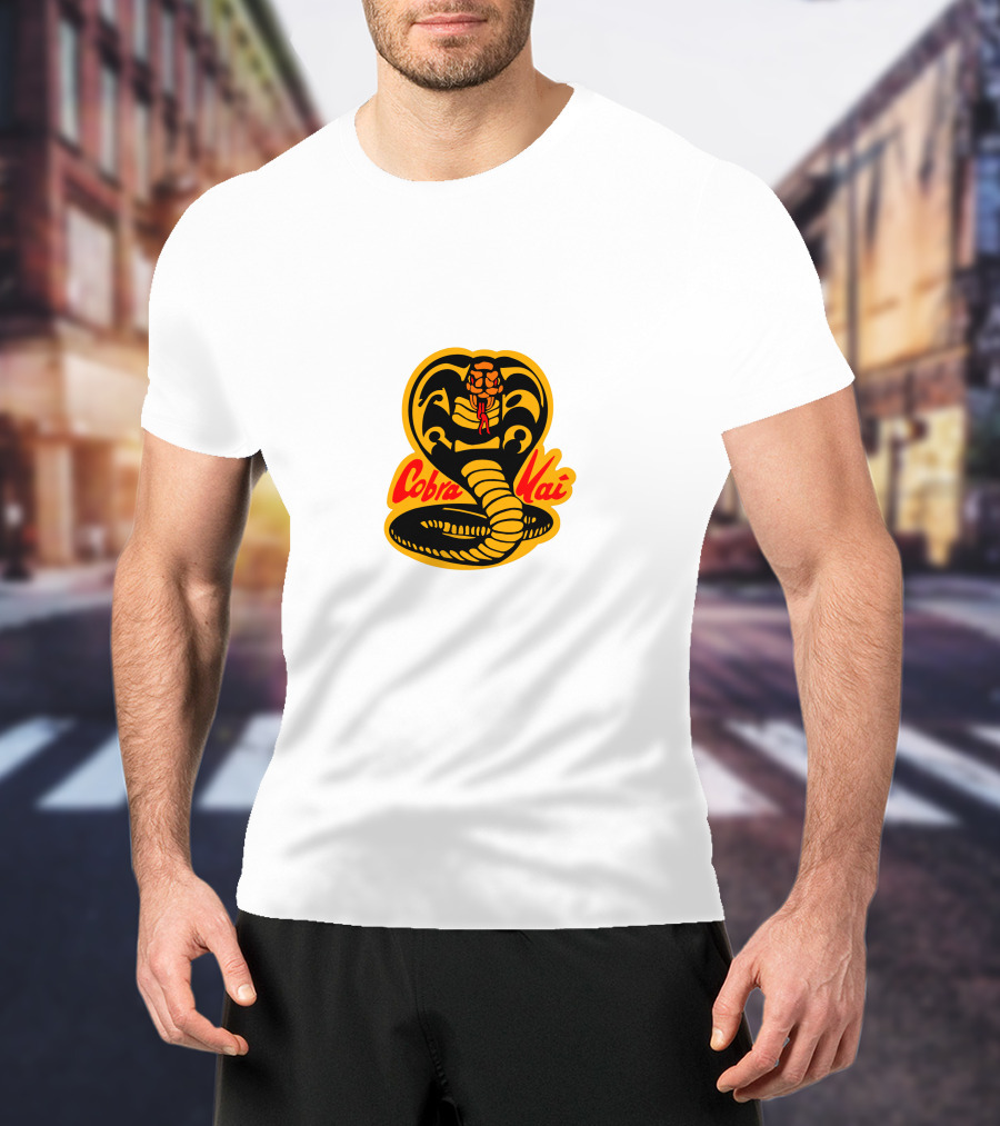Cobra Kai Classic Cobra Snake Emblem T-Shirt