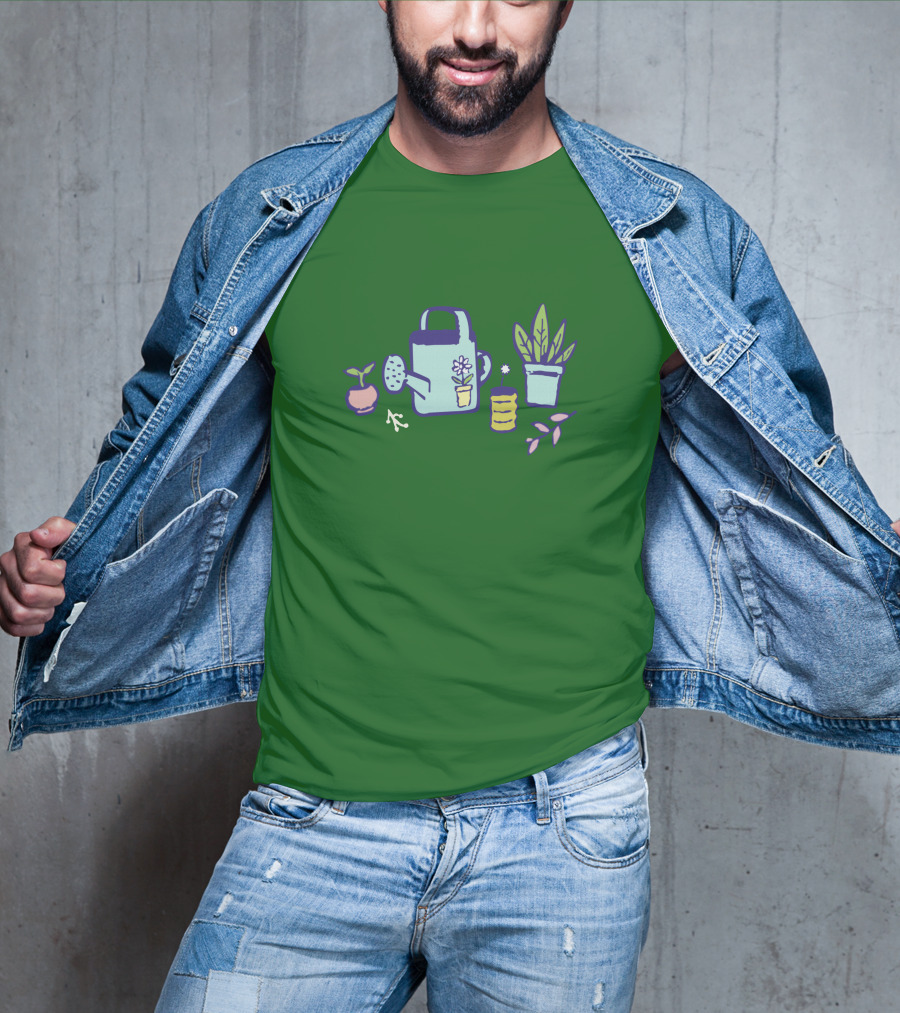 Omocat Merch Omori A Home For Flowers Watering Can Plant Pots T-Shirt