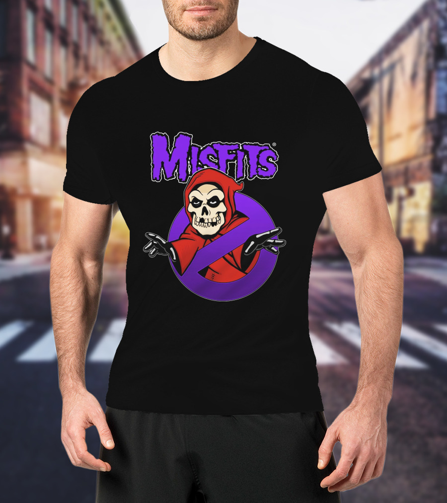 Misfits Crimson Ghostbusters Crossover T-Shirt
