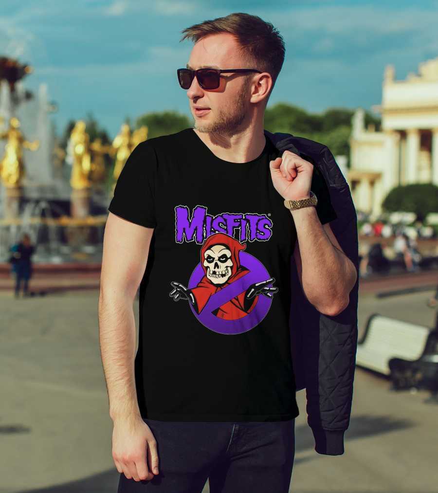 Misfits Crimson Ghostbusters Crossover T-Shirt