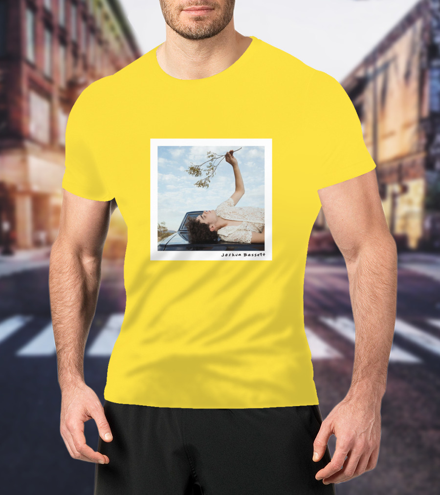 Joshua Bassett Floral Pose Vintage Aesthetic T-Shirt