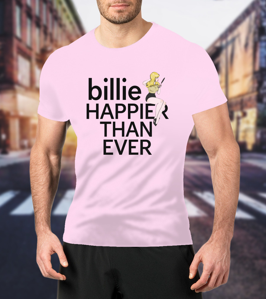 Billie Eilish Happier Than Ever Pretty Boy Merch T-Shirt
