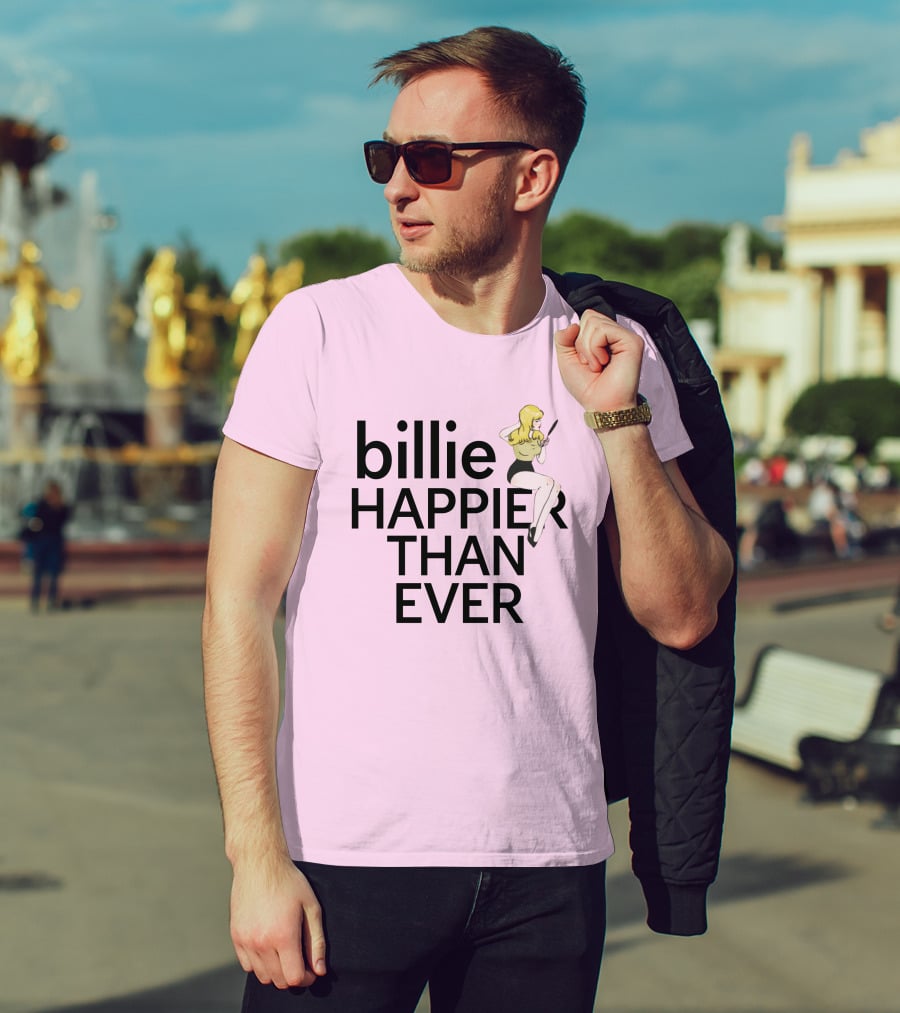 Billie Eilish Happier Than Ever Pretty Boy Merch T-Shirt