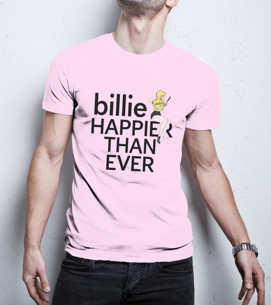 Billie Eilish Happier Than Ever Pretty Boy Merch T-Shirt