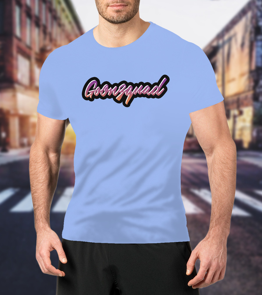 Goonzquad Retro Style Text Gradient T-Shirt