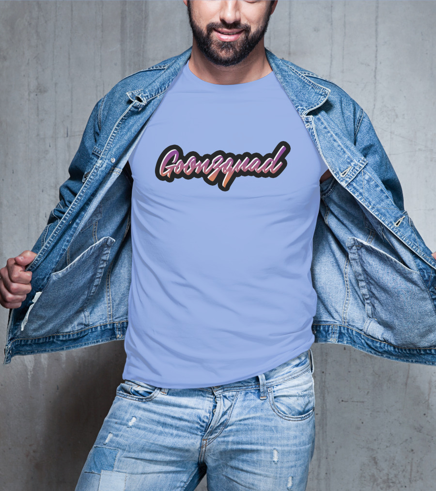 Goonzquad Retro Style Text Gradient T-Shirt