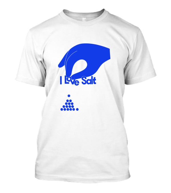 I Love Salt Hand Sprinkling Dots T-Shirt