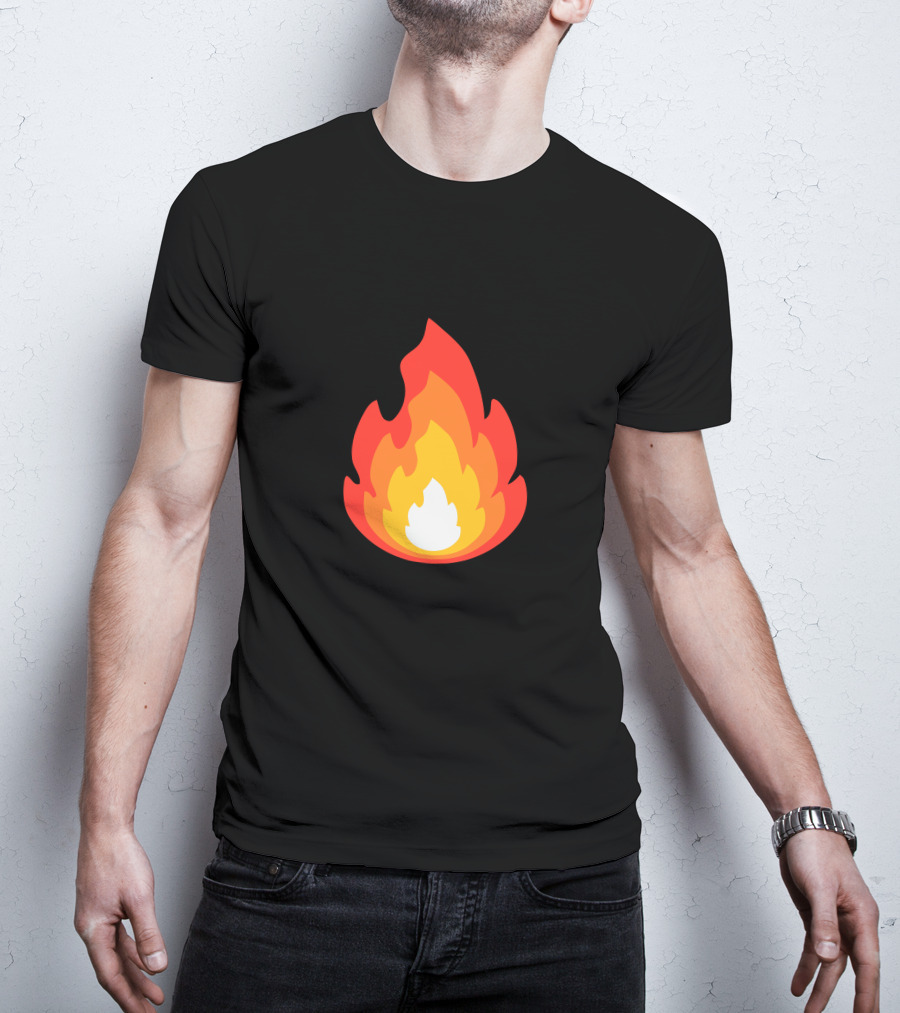 Sapnap Layered Fire Flame T-Shirt