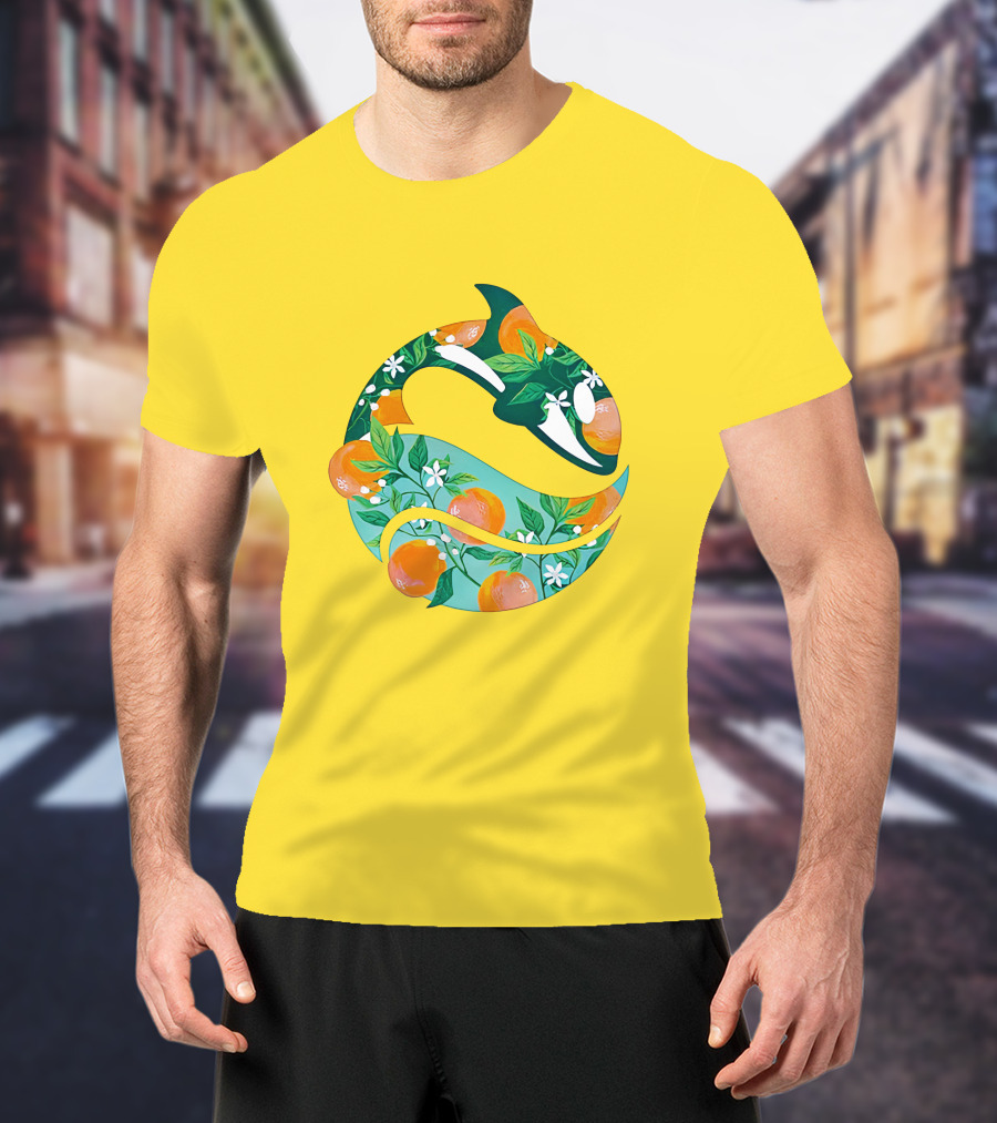 SeaWorld Busch Gardens Florida Local Orange Blossom Orca T-Shirt