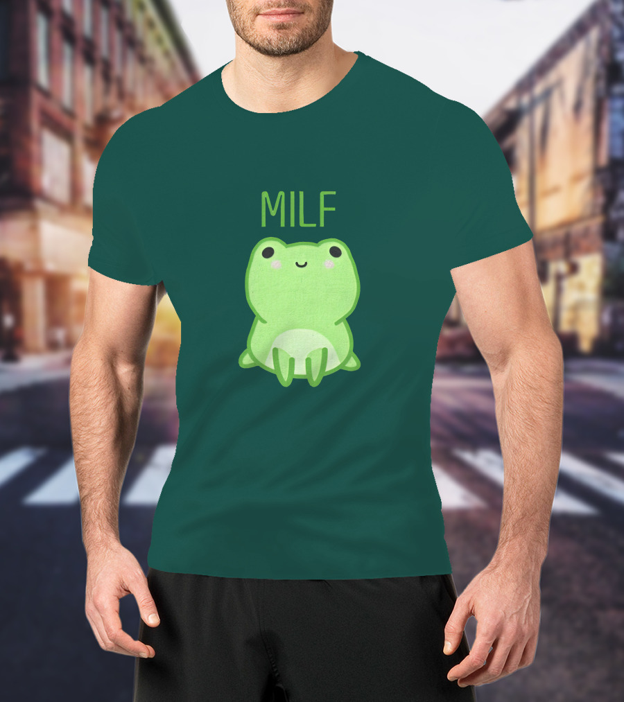 MILF ManILoveFwogs Merch Man I Love Fwogs Cute Frog T-Shirt