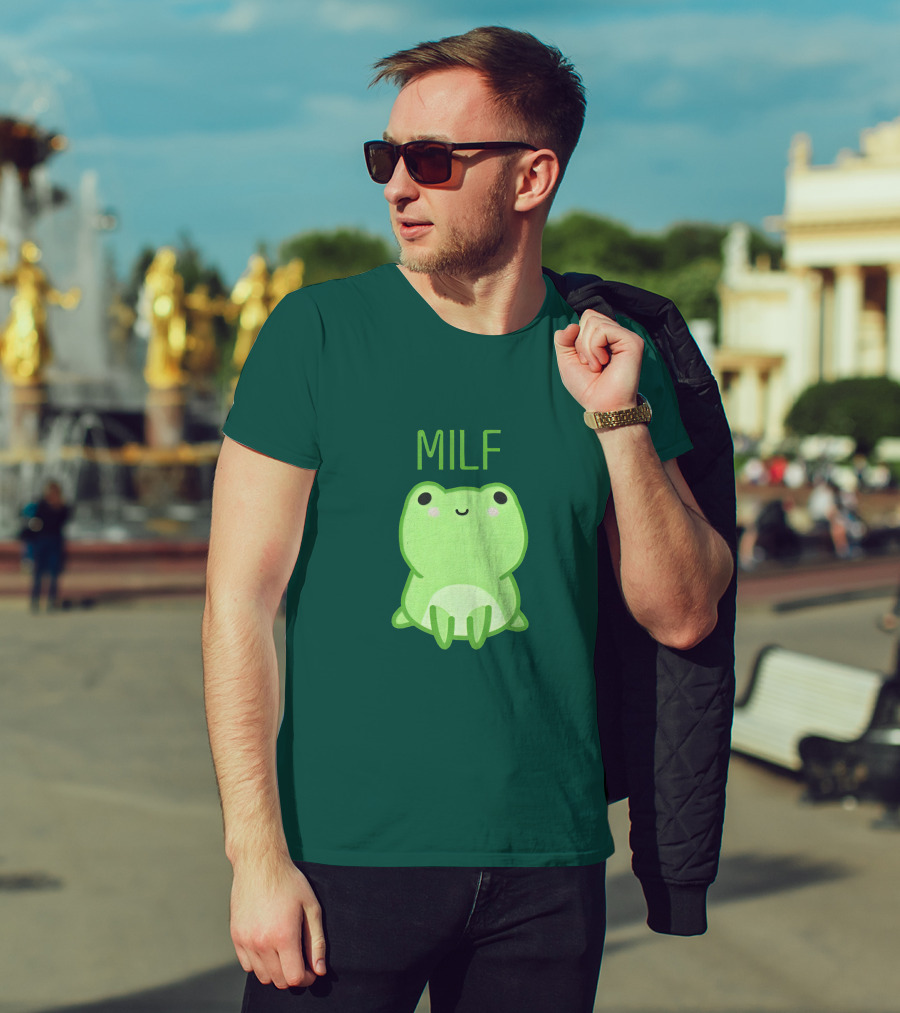 MILF ManILoveFwogs Merch Man I Love Fwogs Cute Frog T-Shirt