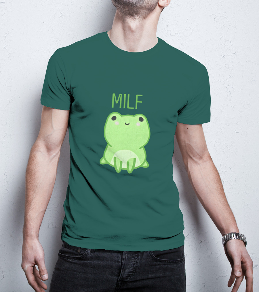 MILF ManILoveFwogs Merch Man I Love Fwogs Cute Frog T-Shirt