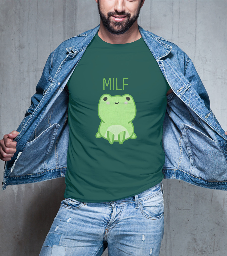 MILF ManILoveFwogs Merch Man I Love Fwogs Cute Frog T-Shirt