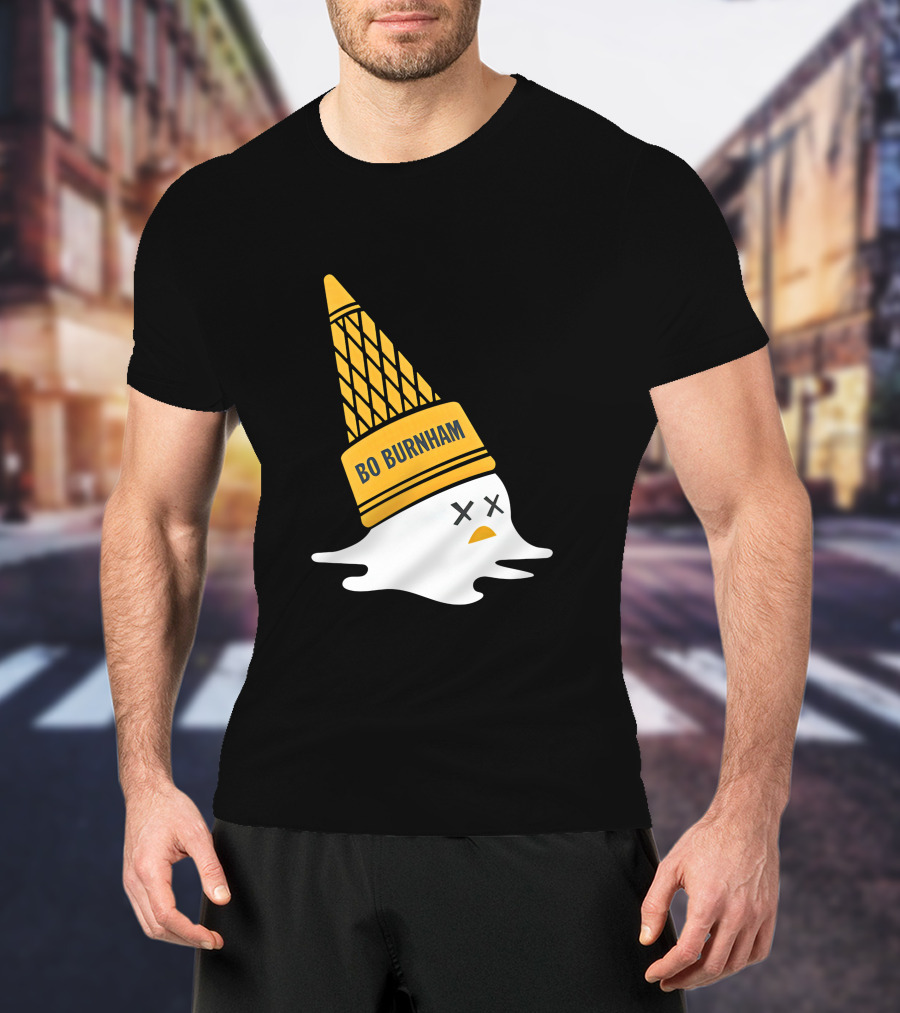 Bo Burnham Melting Ice Cream Cone Emoji Face T-Shirt