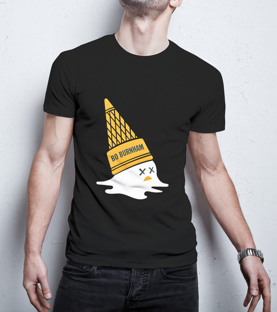 Bo Burnham Melting Ice Cream Cone Emoji Face T-Shirt