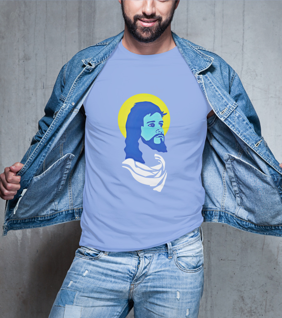 Bo Burnham Blue Halo Portrait Merch Bosus T-Shirt