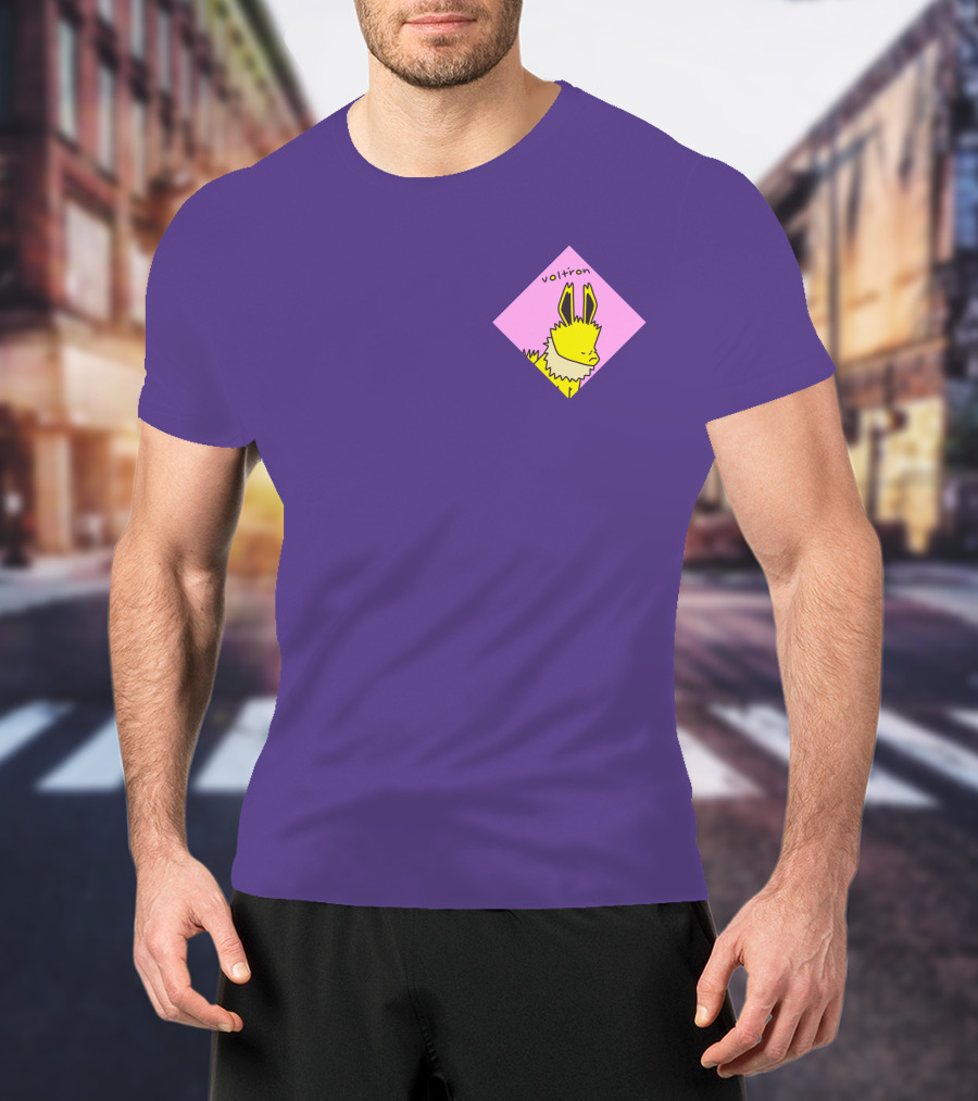 Whatstheirface Volt'ron Yellow Electric T-Shirt