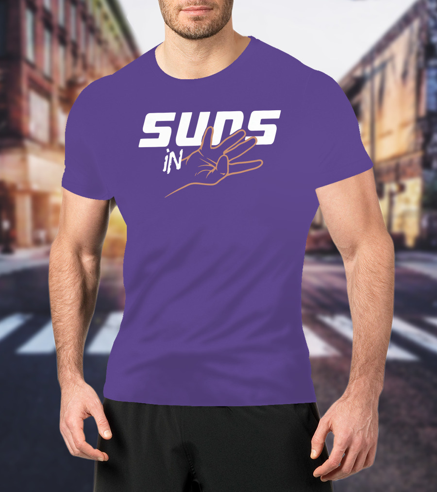 Suns In Three Hand Gesture Purple T-Shirt