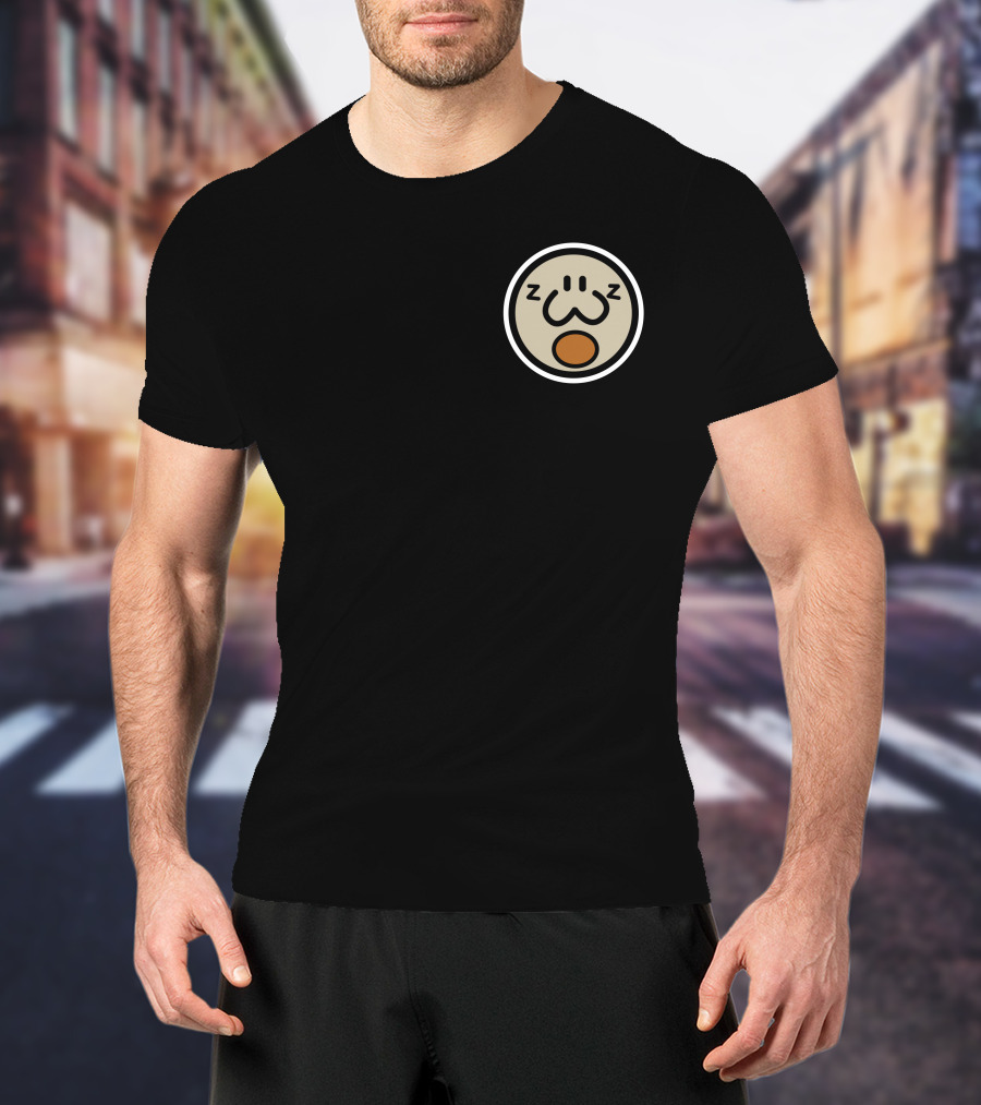 Haminations Ham Sleeping Face Cartoon Circles T-Shirt