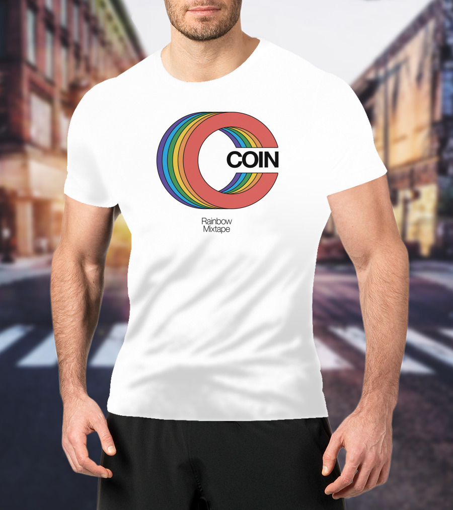 COIN Rainbow Mixtape Shop Official Store Merch T-Shirt