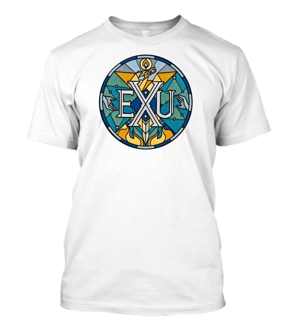 Exandria Unlimited Stained Glass Logo Critical Role Merch T-Shirt