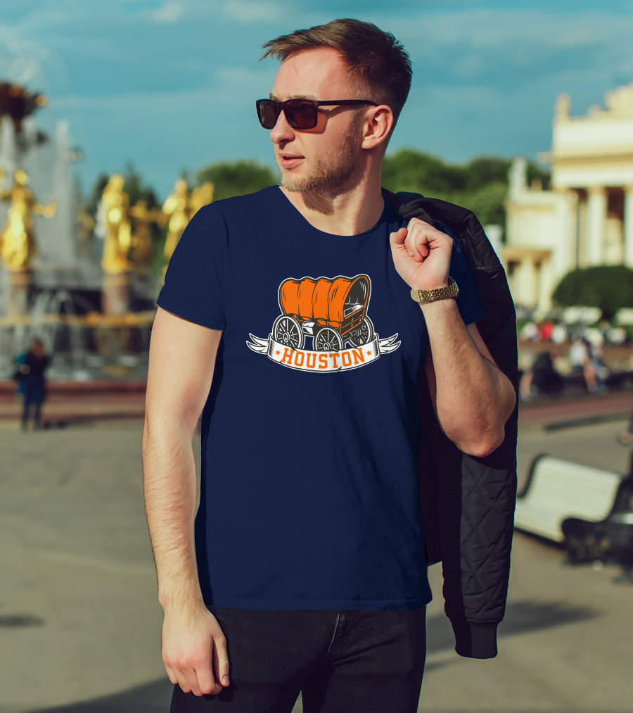 Houston Crush City Orange Wagon Ramshirts T-Shirt