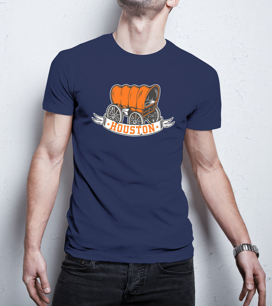 Houston Crush City Orange Wagon Ramshirts T-Shirt