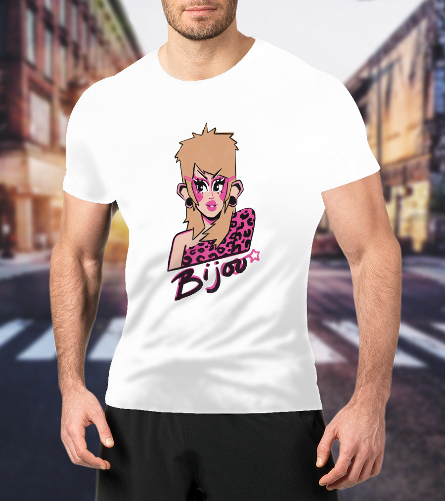 Bijou's Shop Let's Rock Retro Glam Rock T-Shirt