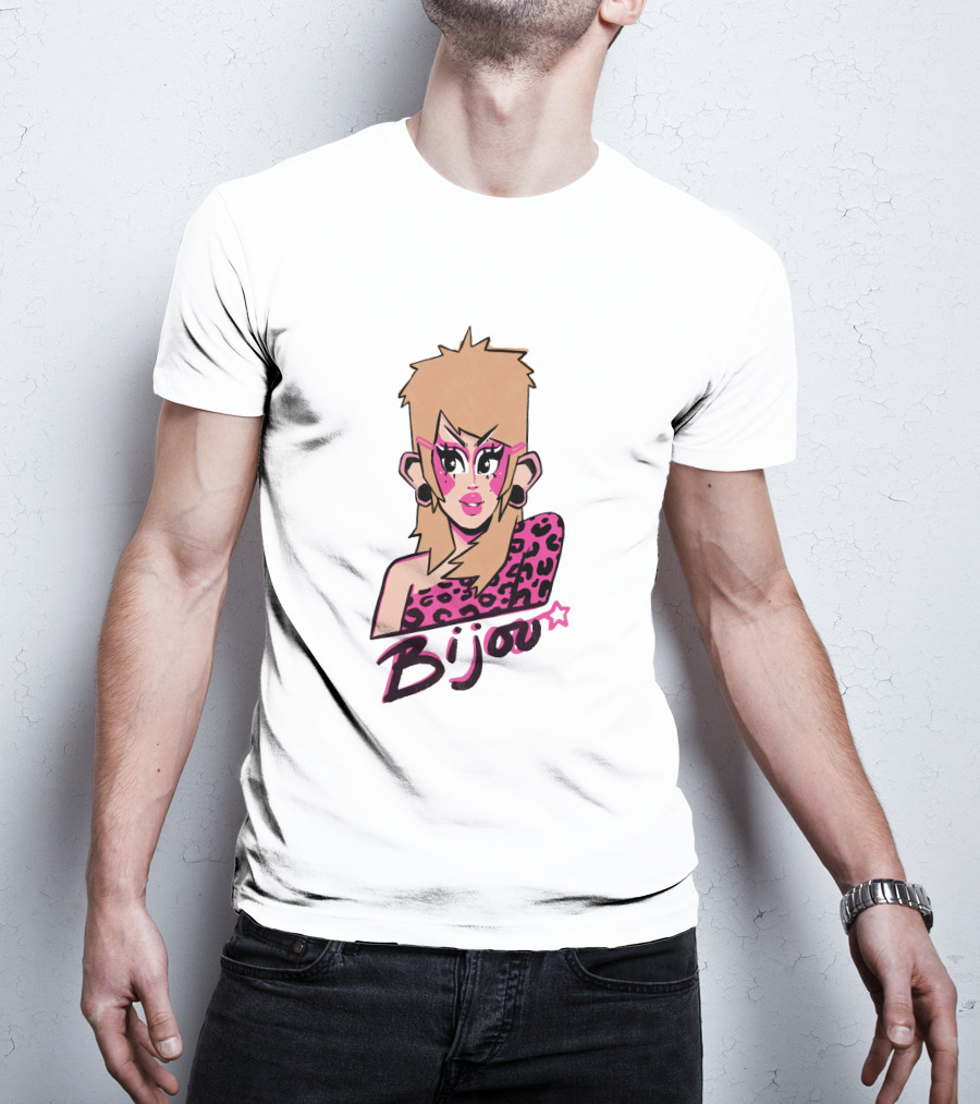 Bijou's Shop Let's Rock Retro Glam Rock T-Shirt
