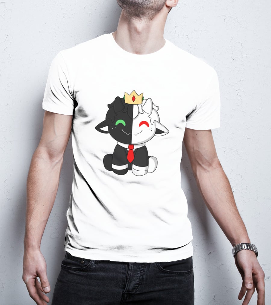 Baby Ranboo Plush With Crown And Tie T-Shirt