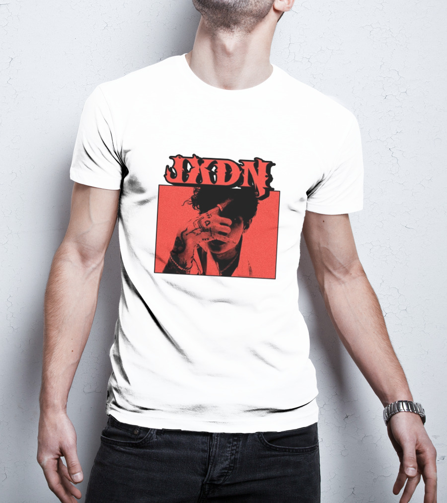 JXDN Photo Red Image With Hand Gesture T-Shirt