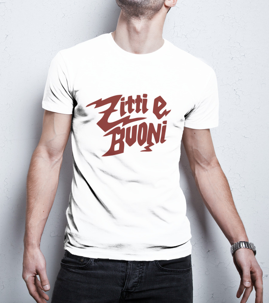 Zitti E Buoni Eurovision Måneskin Song Title Design Italy T-Shirt