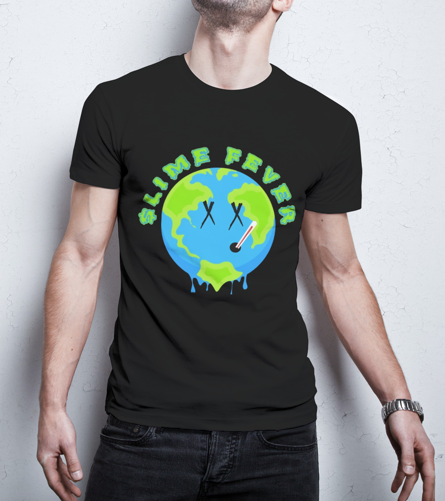 Slime Fever Earth Face Thermometer Design YNW Melly Merch Store T-Shirt