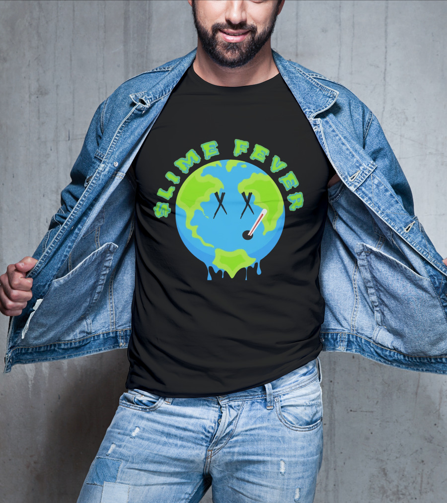 Slime Fever Earth Face Thermometer Design YNW Melly Merch Store T-Shirt