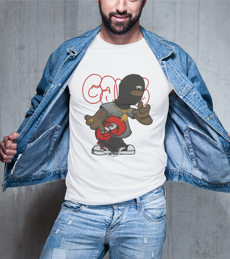 Glo Gang Character With Tattoo And Sneaker T-Shirt