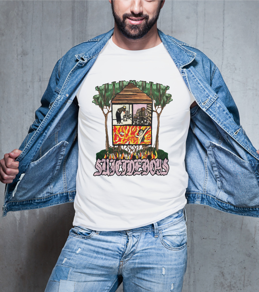 Suicideboys Fire And House Scene T-Shirt
