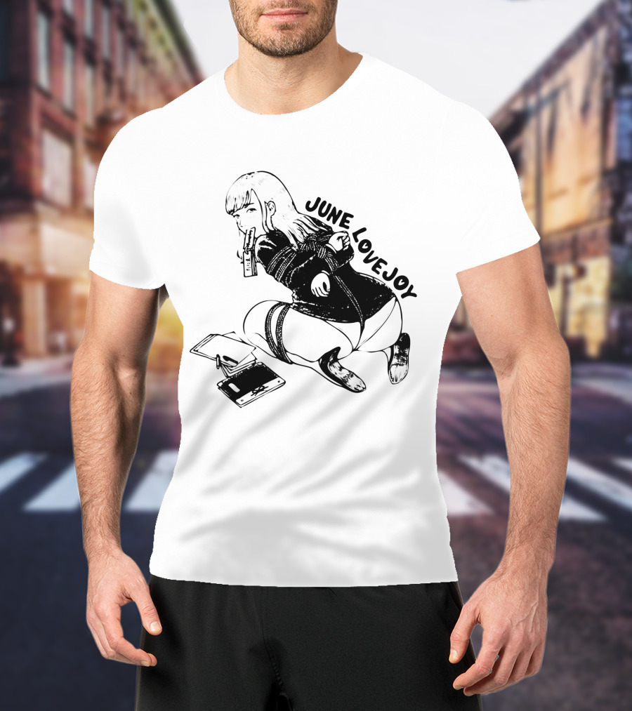 June Lovejoy Ropeplay Merch Comic T-Shirt
