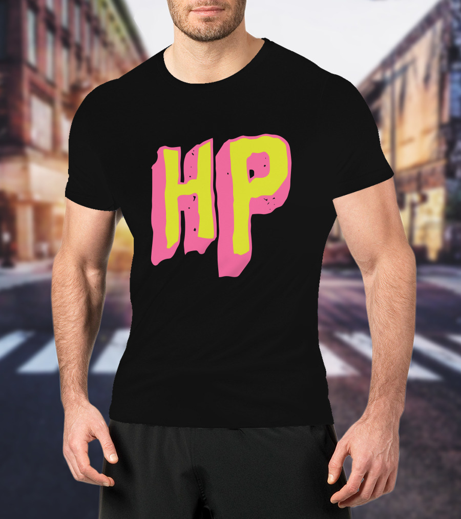 HP Text Pink And Yellow T-Shirt